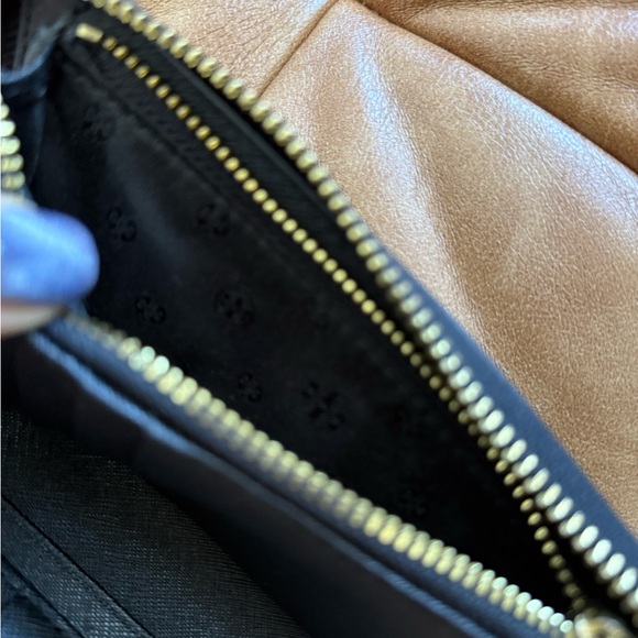 Tory Burch Black and Gold Wallet - Picture 3 of 10